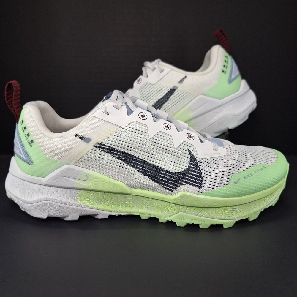 Nike Wildhorse 8 Womens 11.5 Summit White Vapor Green DR2689-103 Trail Shoes
